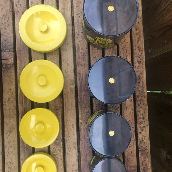 Vintage made in Japan nesting storage containers. - Picture 8 of 12